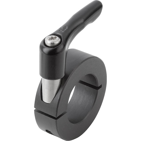 Locking Ring Split, With Adjustable Handle, Form:C, D1=50, D2=78, B=19, Free-Cutting Steel